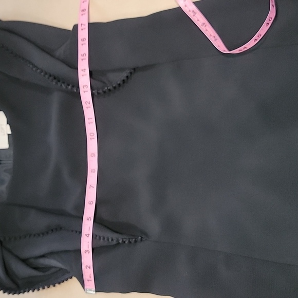 Loft Size 4 Black Flutter Sleeve Sheath Dress, Gently Used Condition - Picture 10 of 16